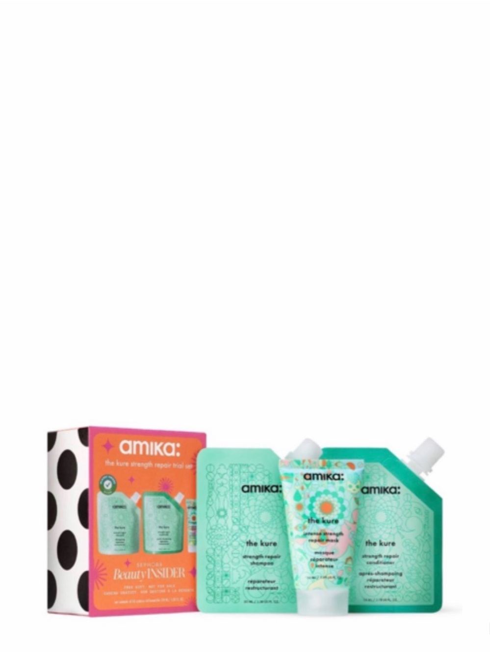 NEW Amika The Kure Hair Care Set Strength Repair